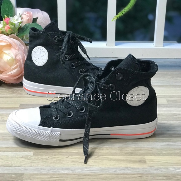 Converse Shoes - NWT Converse HI Black/Lava WMNS AUTHENTIC